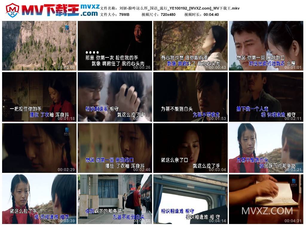 刘妍-脸咋这么厚_国语_流行_YE100192